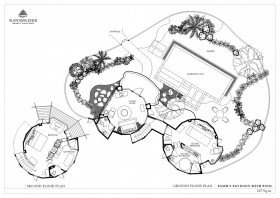Family Pavilion with Pool (167 m²)