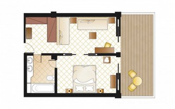 Premier Family Room Side Sea View (37 m²)