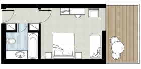 Double Guestroom Garden View