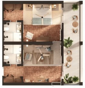 Sapphire Cozy Suite (Cool Living Selection)