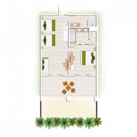 2-Bedroom Family Apartment (70 m²)