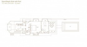 Grand Beach Suite with Pool (101 m²)