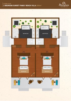 2 Bedroom Sunset Family Beach Villa