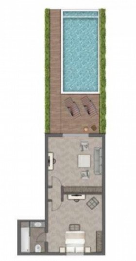 Executive Bungalow Suite Sea View with Private Pool