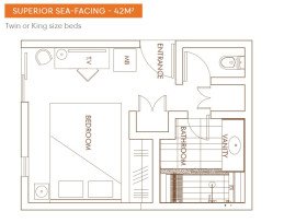 Superior Sea-Facing Room (30 m2)