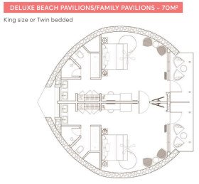 Deluxe Beach Family Pavilion room