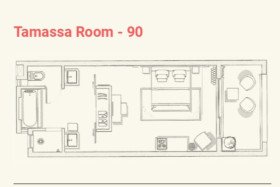 Tamassa Room (43 m²)