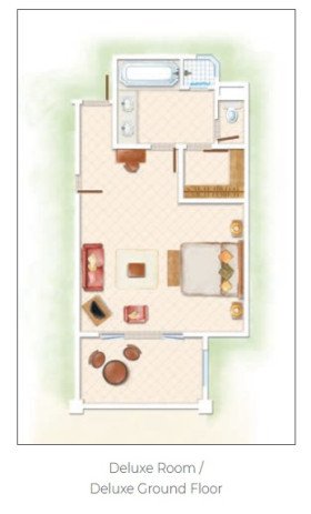 Deluxe Ground Floor Room (60 m²)