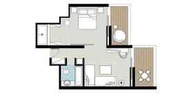 White Suite Sea View