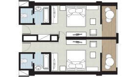 Grand Family Room, Sea View (56 m²)