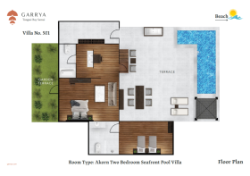 Akorn Two Bedroom Seafront Pool Villa